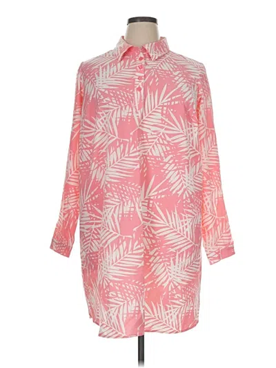 Pre-owned D&co. 3/4 Sleeve Blouse In Pink
