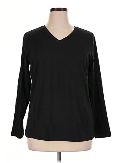 Pre-owned D&co. 3/4 Sleeve T-shirt In Black