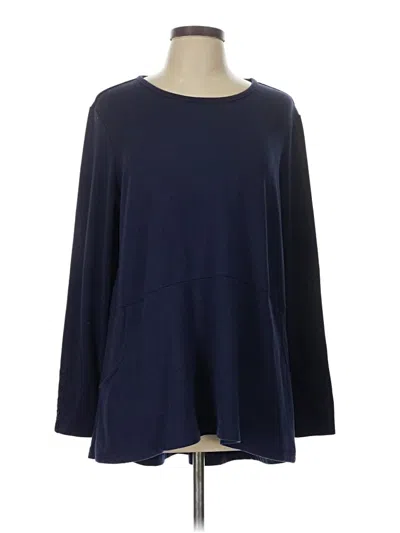 Pre-owned D&co. 3/4 Sleeve T-shirt In Blue