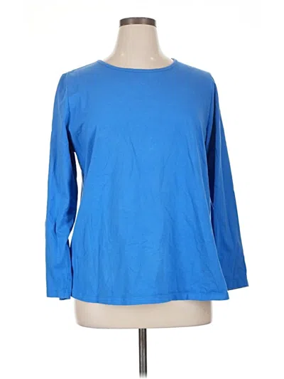 Pre-owned D&co. 3/4 Sleeve T-shirt In Blue