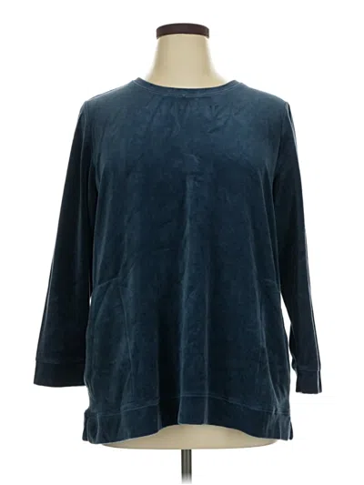 Pre-owned D&co. 3/4 Sleeve T-shirt In Blue