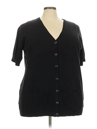 Pre-owned D&co. Cardigan Sweater In Black