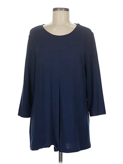 Pre-owned D&co. Cardigan Sweater In Blue