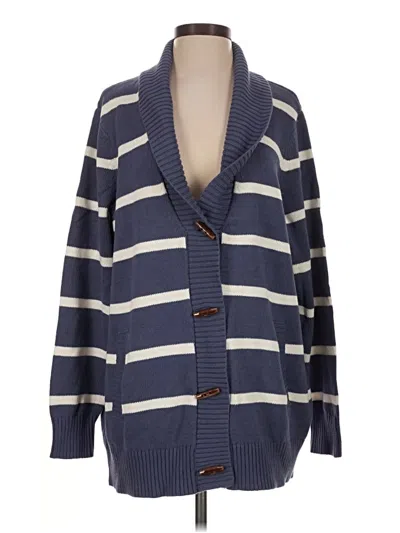 Pre-owned D&co. Cardigan Sweater In Blue