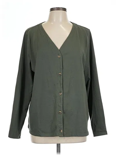 Pre-owned D&co. Cardigan Sweater In Green