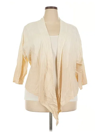 Pre-owned D&co. Cardigan Sweater In Ivory