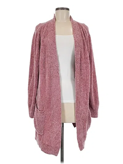 Pre-owned D&co. Cardigan Sweater In Pink