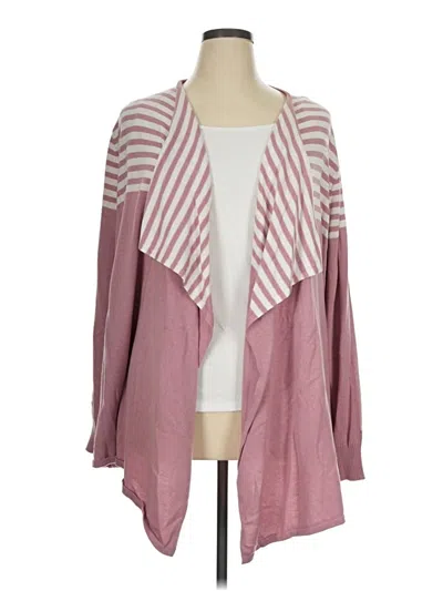Pre-owned D&co. Cardigan Sweater In Pink