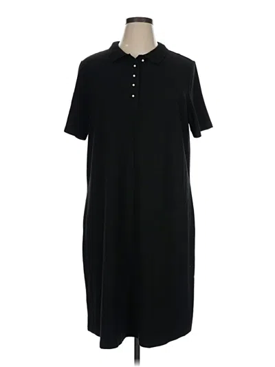 Pre-owned D&co. Casual Dress In Black