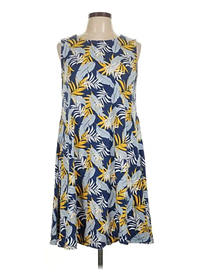 Pre-owned D&co. Casual Dress In Blue