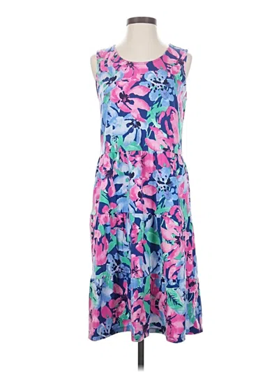 Pre-owned D&co. Casual Dress In Blue