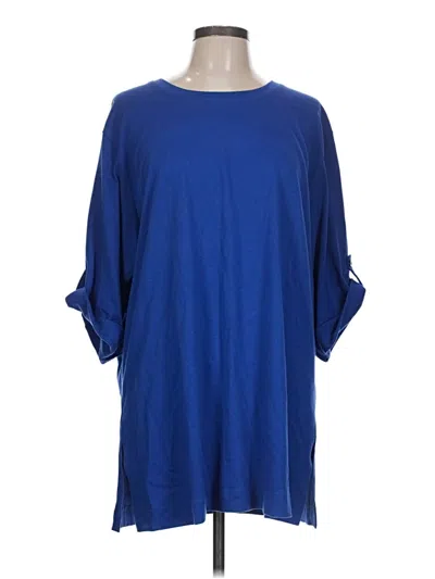 Pre-owned D&co. Casual Dress In Blue