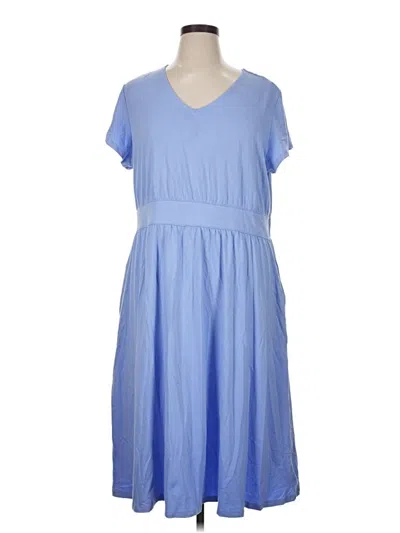 Pre-owned D&co. Casual Dress In Blue