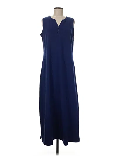 Pre-owned D&co. Casual Dress In Blue