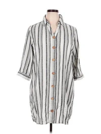 Pre-owned D&co. Casual Dress In Gray