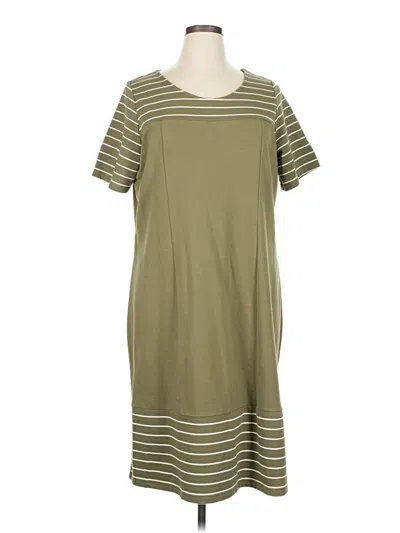 Pre-owned D&co. Casual Dress In Green
