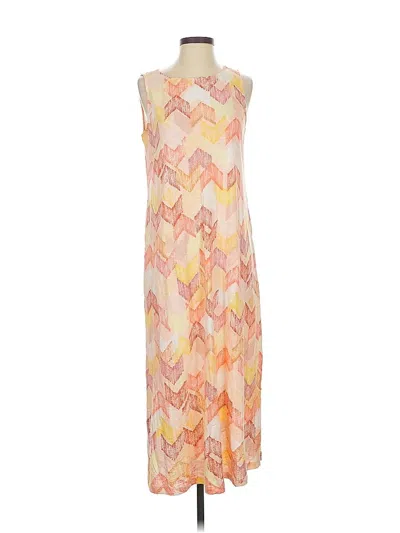 Pre-owned D&co. Casual Dress In Orange