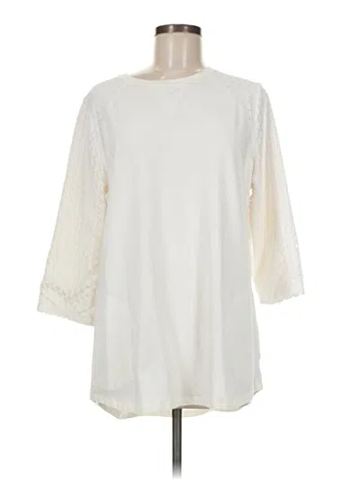 Pre-owned D&co. Casual Dress In White