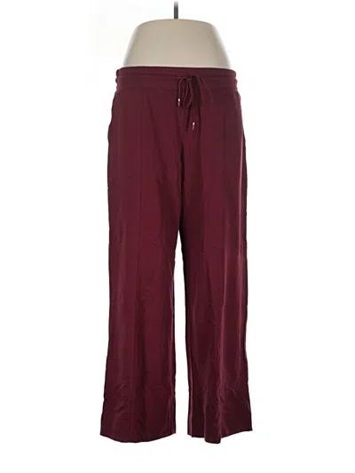 Pre-owned D&co. Casual Pants In Burgundy