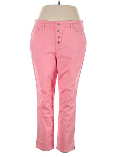 Pre-owned D&co. Casual Pants In Pink