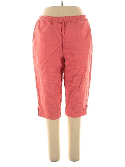 Pre-owned D&co. Casual Pants In Red