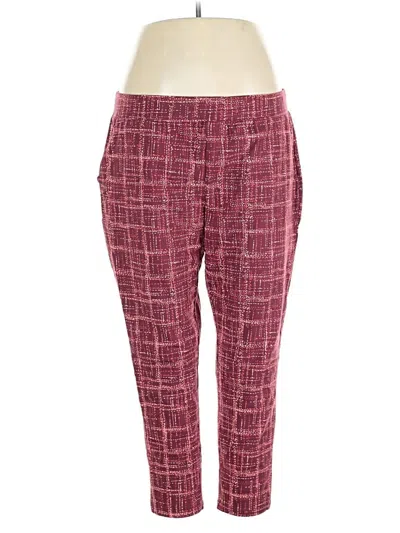 Pre-owned D&co. Casual Pants In Red