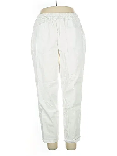 Pre-owned D&co. Casual Pants In White