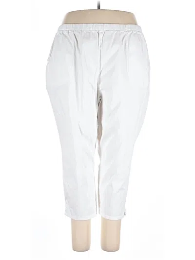 Pre-owned D&co. Casual Pants In White