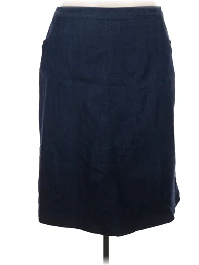 Pre-owned D&co. Casual Skirt In Blue