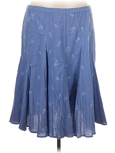 Pre-owned D&co. Casual Skirt In Blue