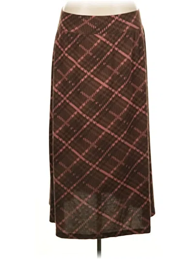 Pre-owned D&co. Casual Skirt In Brown