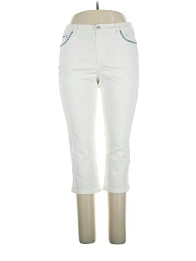 Pre-owned D&co. Jeans In Ivory