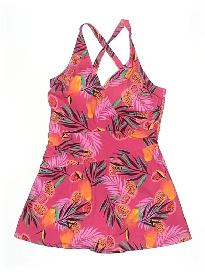 Pre-owned D&co. One Piece Swimsuit In Pink