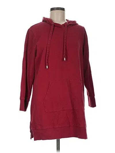 Pre-owned D&co. Pullover Hoodie In Burgundy