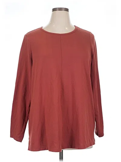 Pre-owned D&co. Pullover Sweater In Burgundy