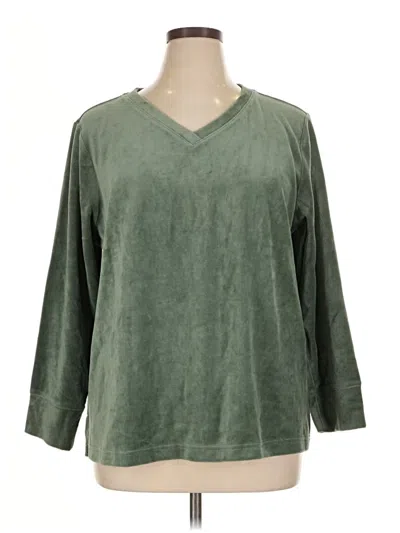Pre-owned D&co. Pullover Sweater In Green