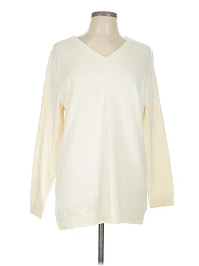 Pre-owned D&co. Pullover Sweater In Ivory