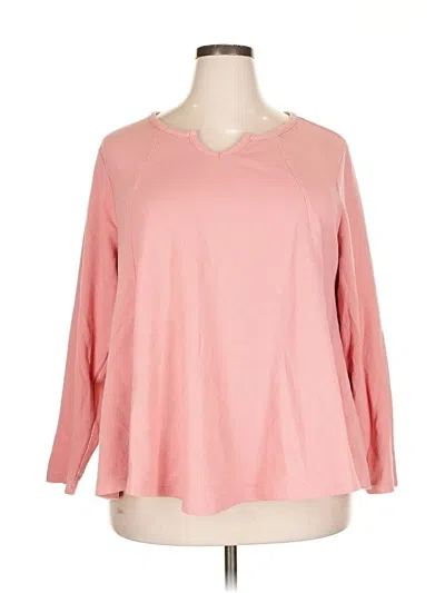 Pre-owned D&co. Pullover Sweater In Pink