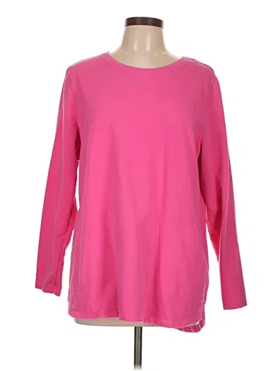 Pre-owned D&co. Pullover Sweater In Pink