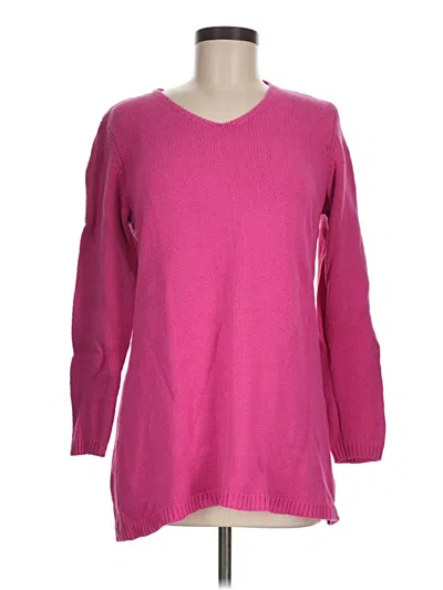 Pre-owned D&co. Pullover Sweater In Pink