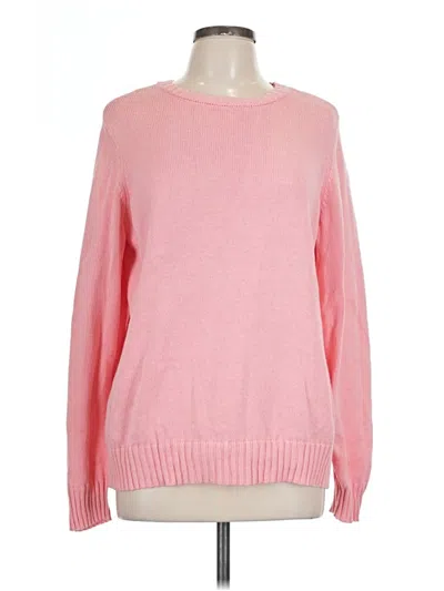 Pre-owned D&co. Pullover Sweater In Pink