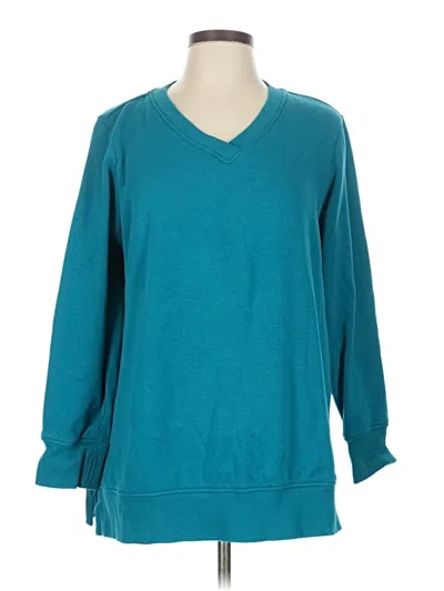 Pre-owned D&co. Pullover Sweater In Teal