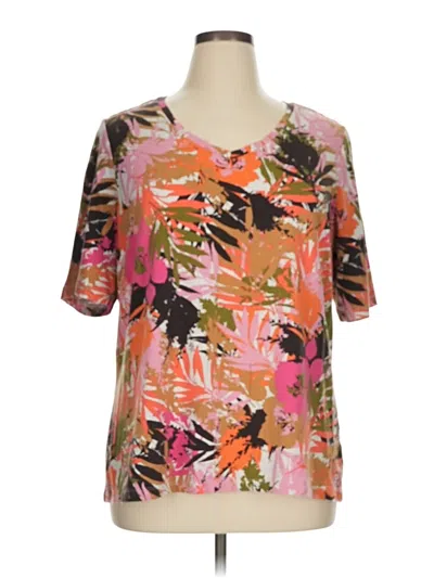 Pre-owned D&co. Short Sleeve T-shirt In Brown