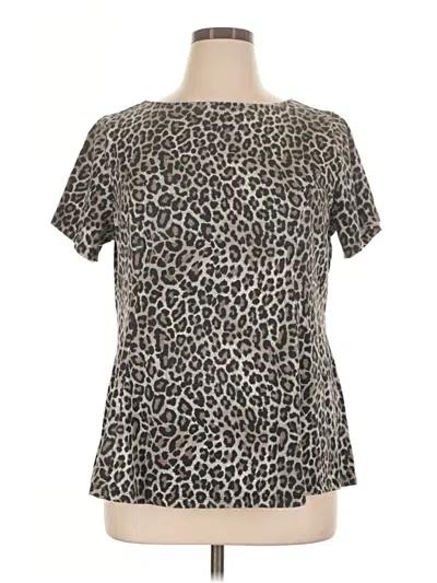 Pre-owned D&co. Short Sleeve T-shirt In Brown