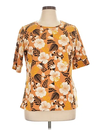 Pre-owned D&co. Short Sleeve T-shirt In Orange