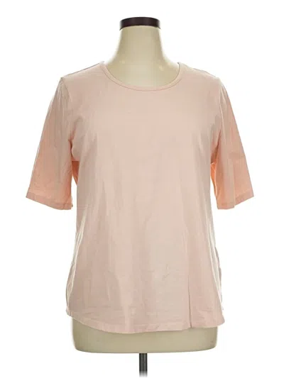 Pre-owned D&co. Short Sleeve T-shirt In Pink