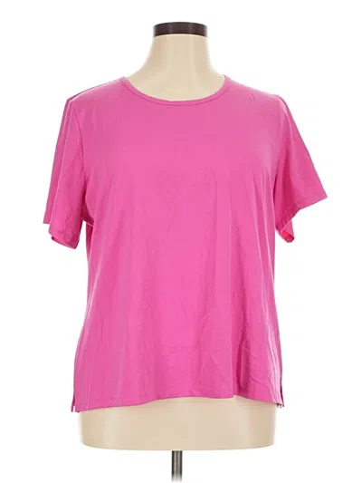 Pre-owned D&co. Short Sleeve T-shirt In Pink