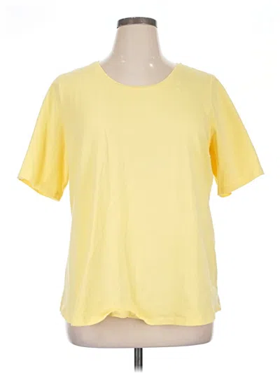 Pre-owned D&co. Short Sleeve T-shirt In Yellow