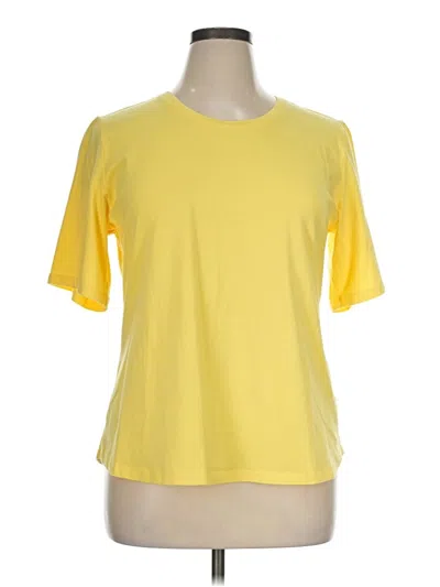 Pre-owned D&co. Short Sleeve T-shirt In Yellow
