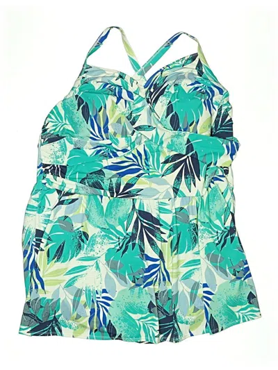 Pre-owned D&co. Sleeveless Blouse In Green